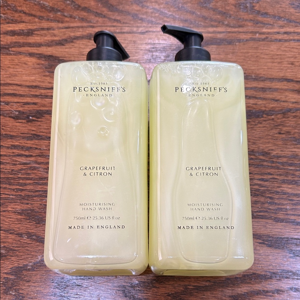 Pecksniff’s Grapefruit & Citron Moisturising Hand Wash - Made in England.